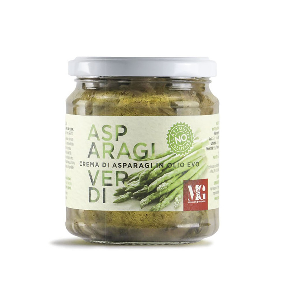 Cream of Green Asparagus in Extra Vergine Olive Oil - M&G