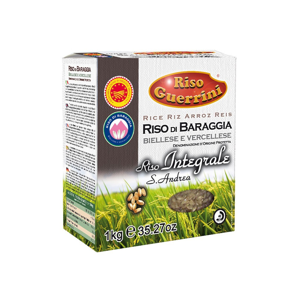 Baraggia PDO Wholegrain Sant'Andrea Rice - Guerrini