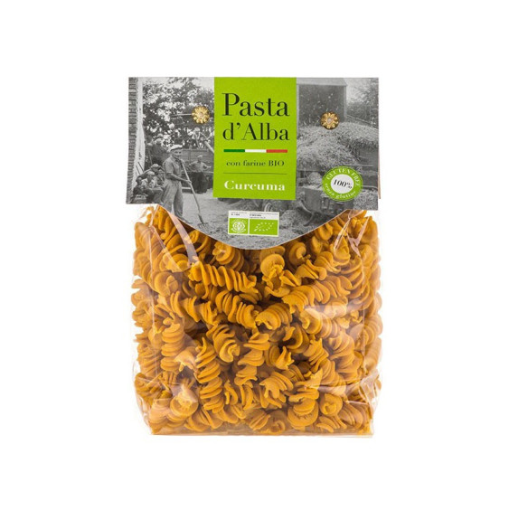 Organic Rice and Turmeric Fusilli Gluten Free - Pasta d'Alba