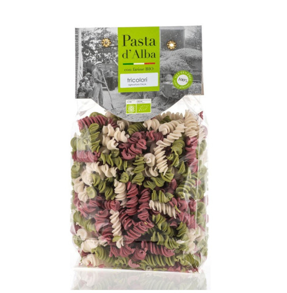 Fusilli di Mais Tricolore Bio Senza Glutine - Pasta d'Alba