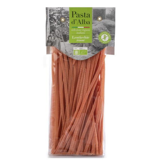 Tagliatelle di Lenticchie Rosse Bio Senza Glutine - Pasta d'Alba