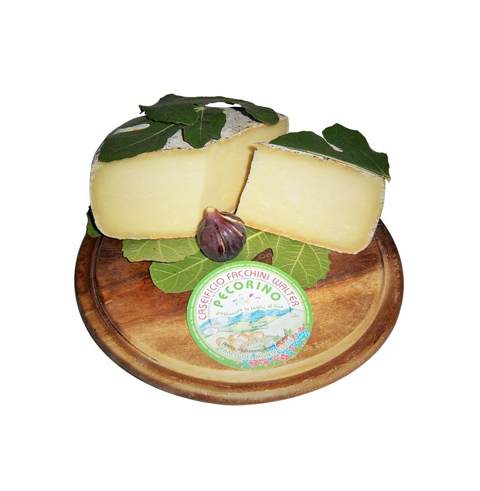Pecorino Cheese Matured in Fig Leaves - Caseificio Facchini