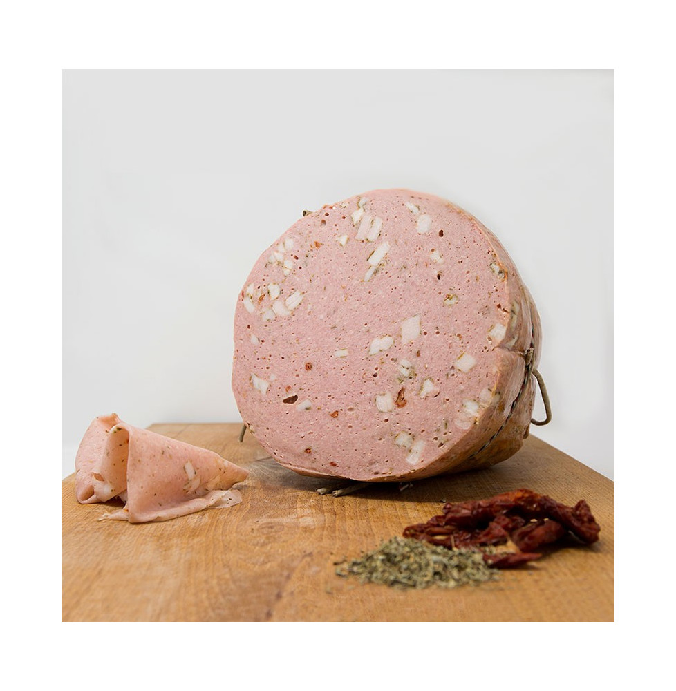 Mortadella con Pomodori Secchi e Origano - Morselli Salumi