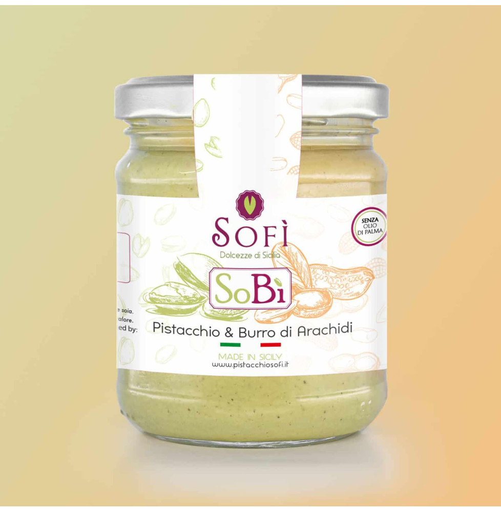 Sobì Crema di Pistacchio e Burro di Arachidi - Sofì