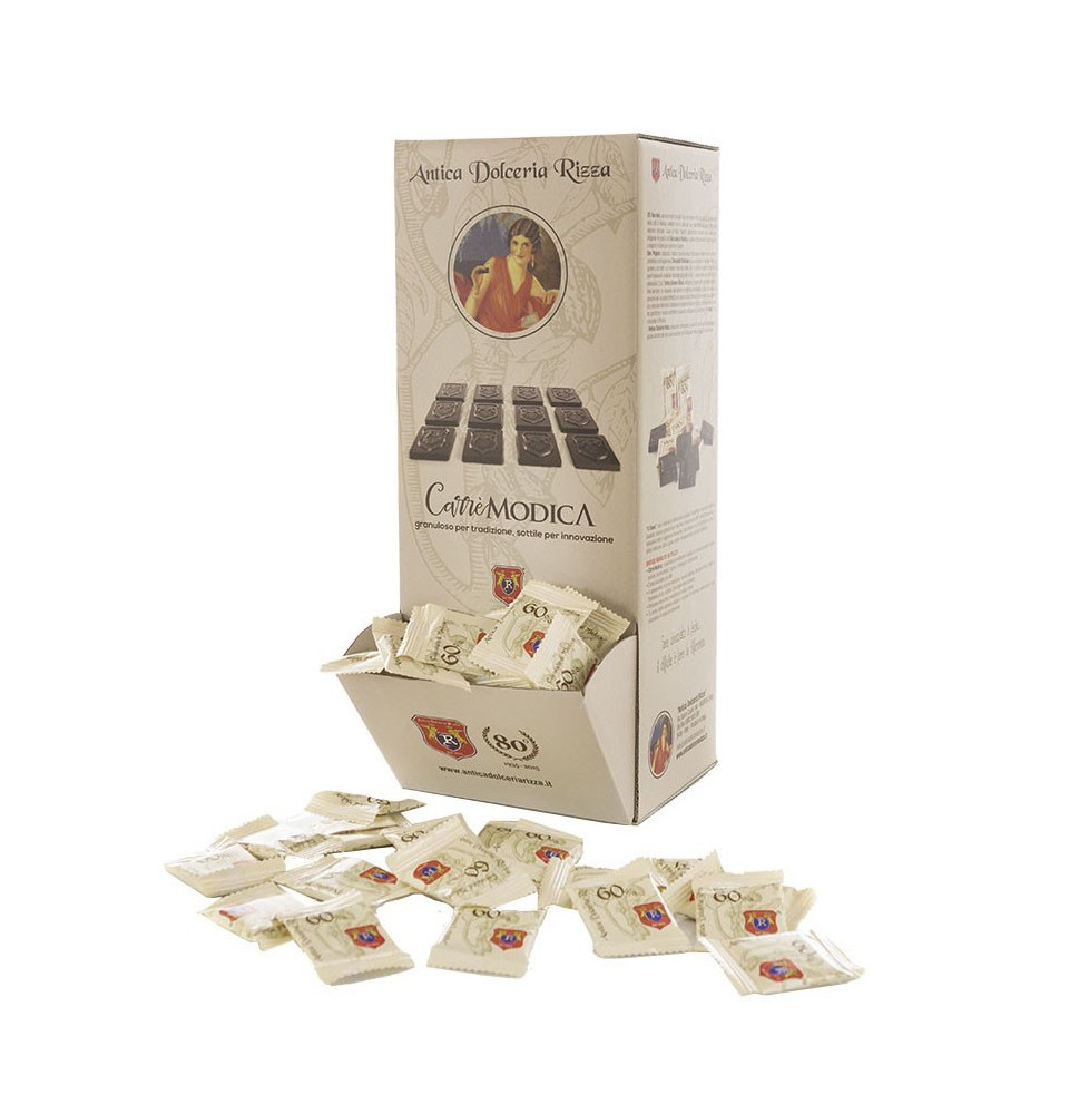 Carré Modica Single-Serve Dark Chocolate – Box  - Rizza