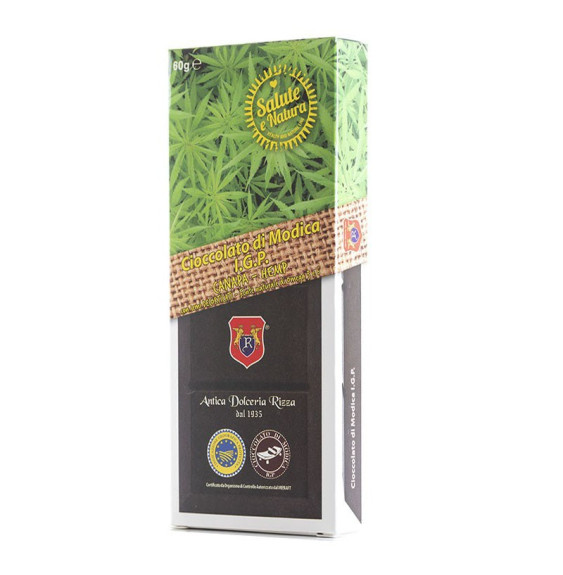 Modica PGI Chocolate with Hemp and Hulled Seeds - Rizza