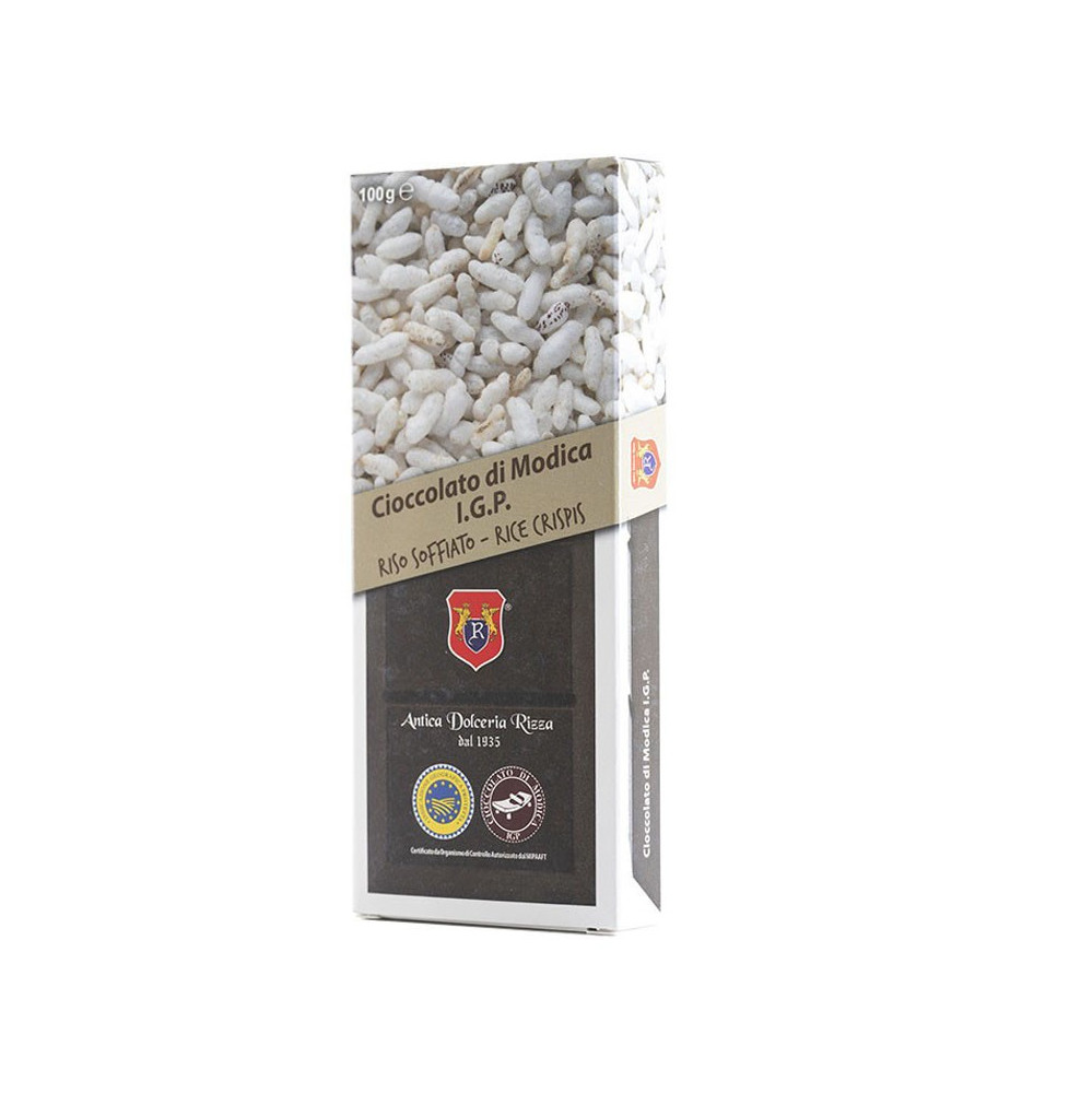 Cioccolato di Modica IGP con Riso Soffiato - Rizza