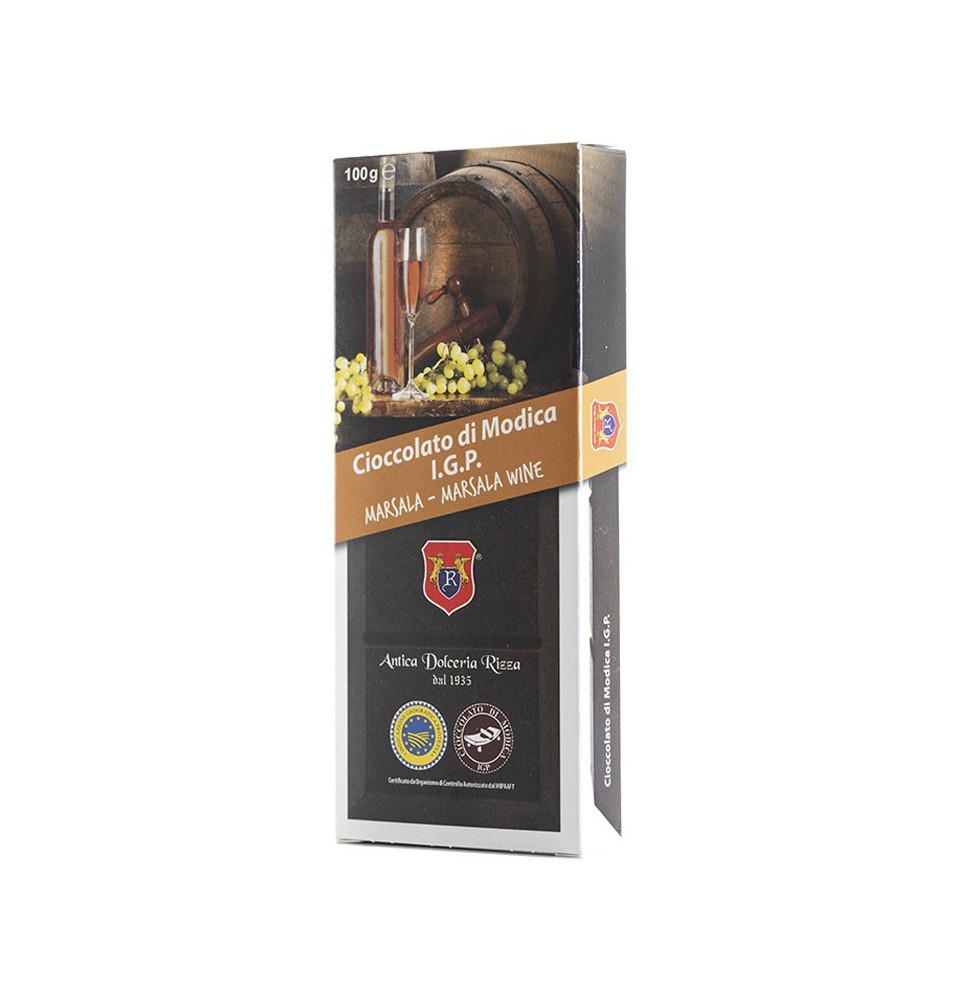 Chocolate of Modica IGP with Marsala - Rizza