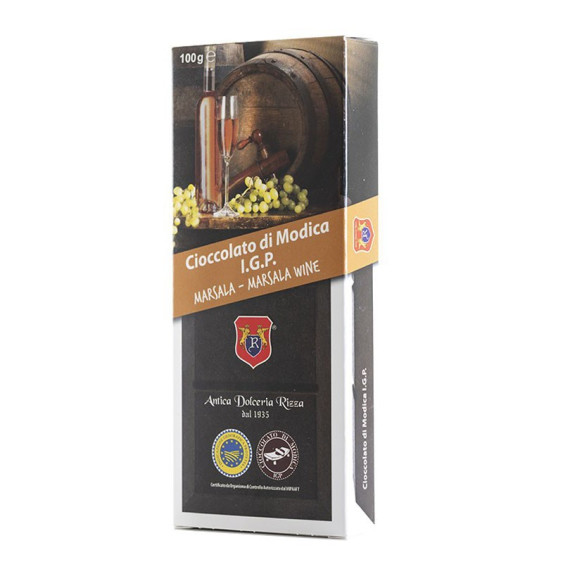 Chocolate of Modica IGP with Marsala - Rizza