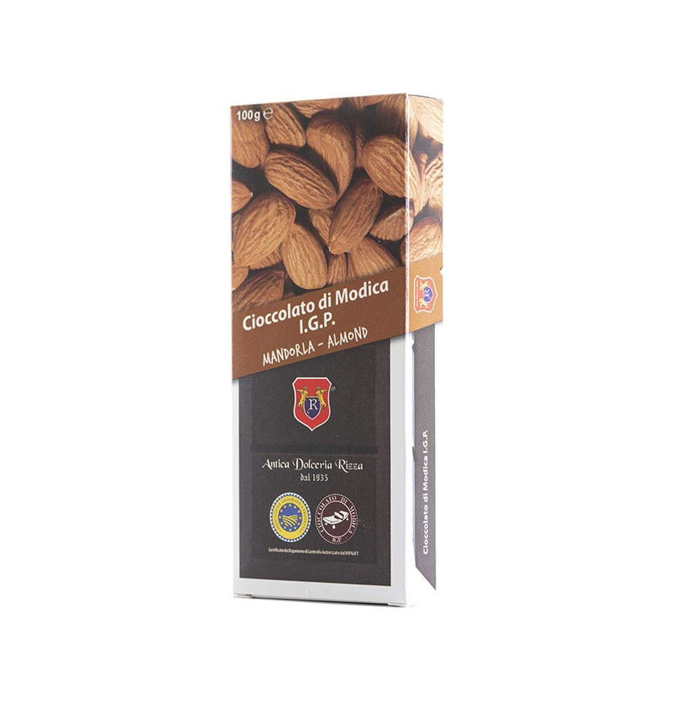 Cioccolato di Modica IGP alla Mandorla - Rizza