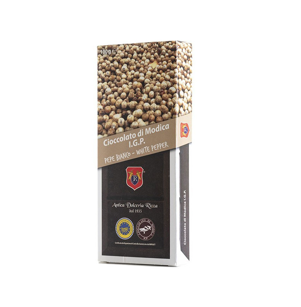 Chocolate of Modica IGP with White Pepper - Rizza