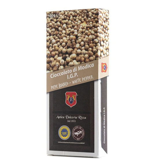 Chocolate of Modica IGP with White Pepper - Rizza