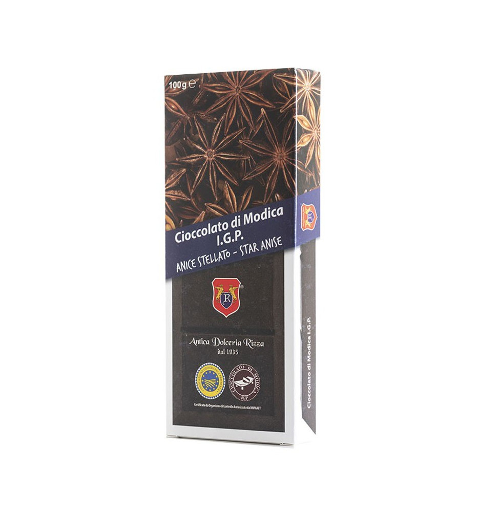 Chocolate of Modica IGP with Star Anise - Rizza