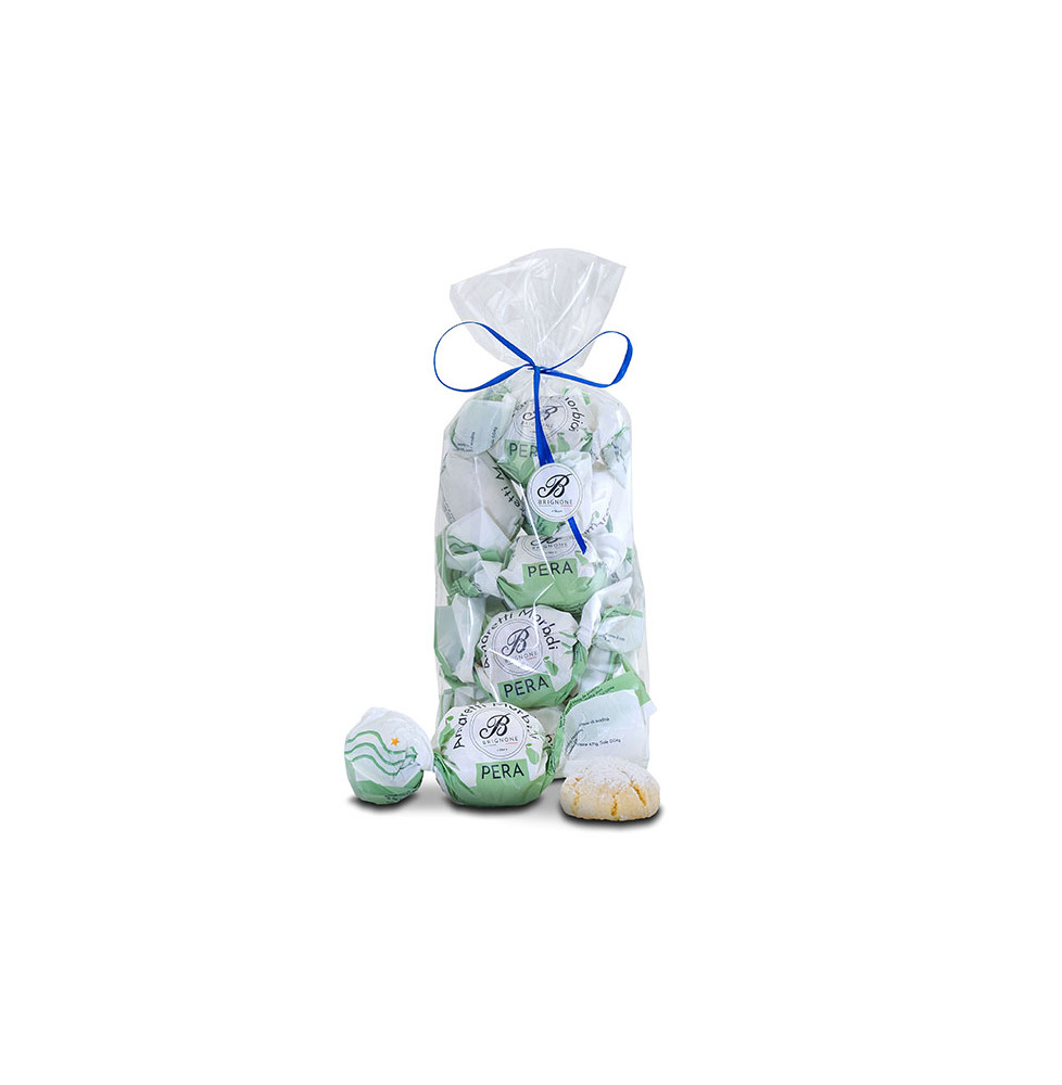 Soft Pear Amaretti Fine Italian Cookies - Brignone