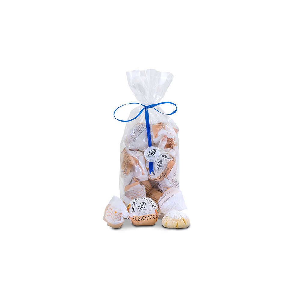 Soft Apricot Amaretti Fine Italian Cookies - Brignone