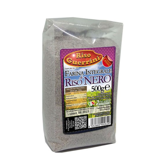 Black Wholegrain Rice Flour - Guerrini