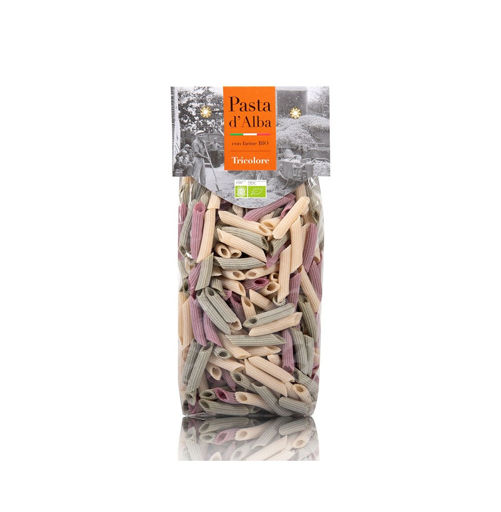 Penne Tricolore Bio - Pasta d'Alba