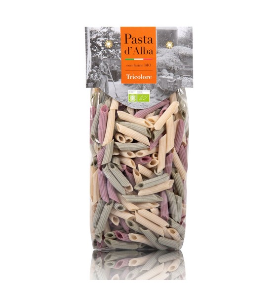 Penne Tricolore Bio - Pasta d'Alba