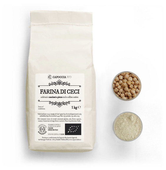 Organic Chickpea Flour - Capoccia Bio