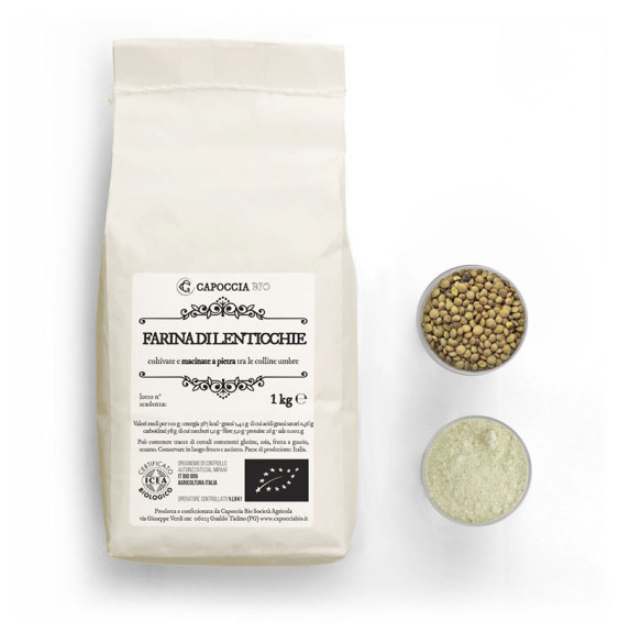 Farina Biologica di Lenticchie - Capoccia Bio
