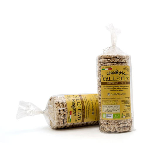 Gallette di Farro e Ceci Biologiche  - Capoccia Bio