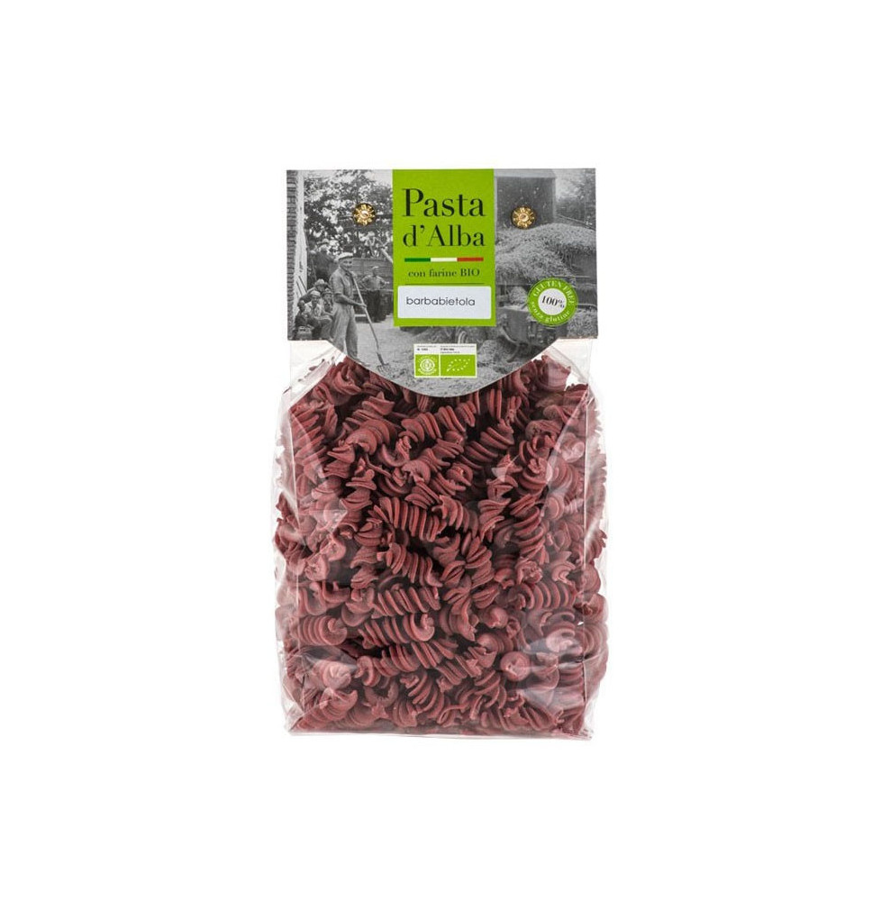 Organic Rice and Beetroot Fusilli Gluten Free - Pasta d'Alba