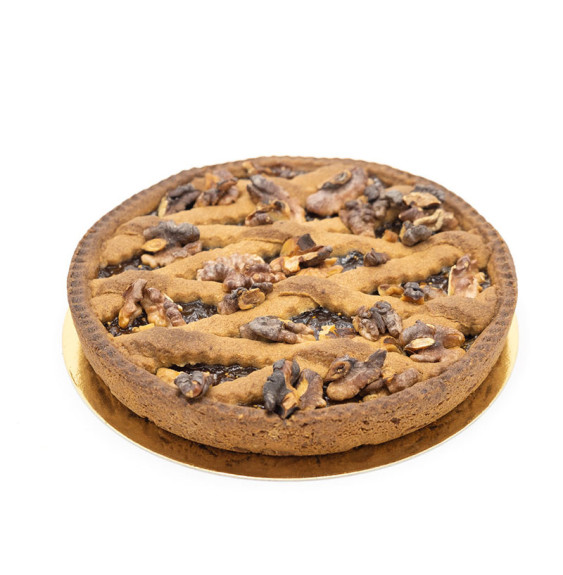 Crostata di Farro ai Fichi e Noci - Capoccia Bio