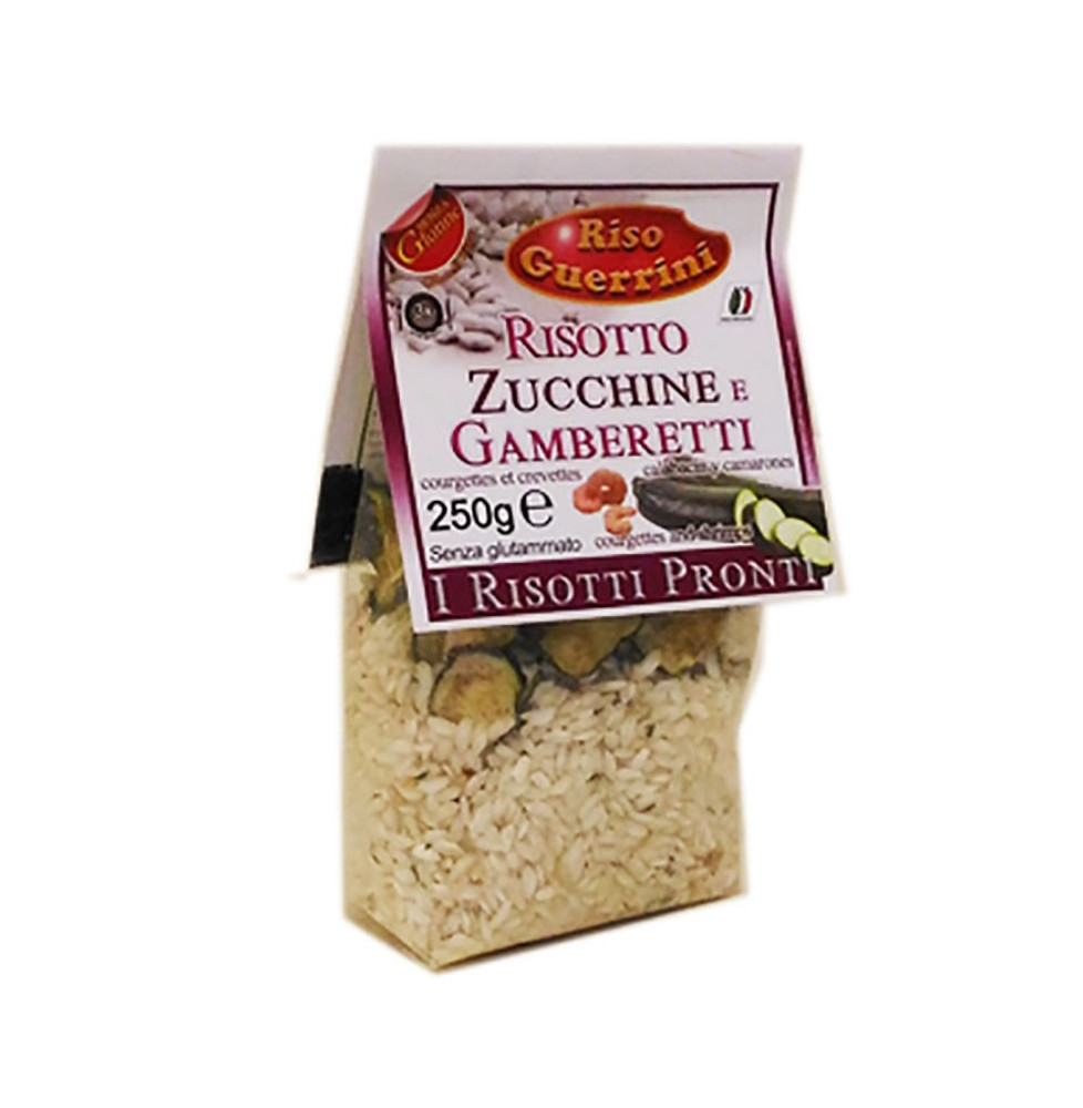 Zucchini and Shrimp Risotto Ready to Cook - Guerrini