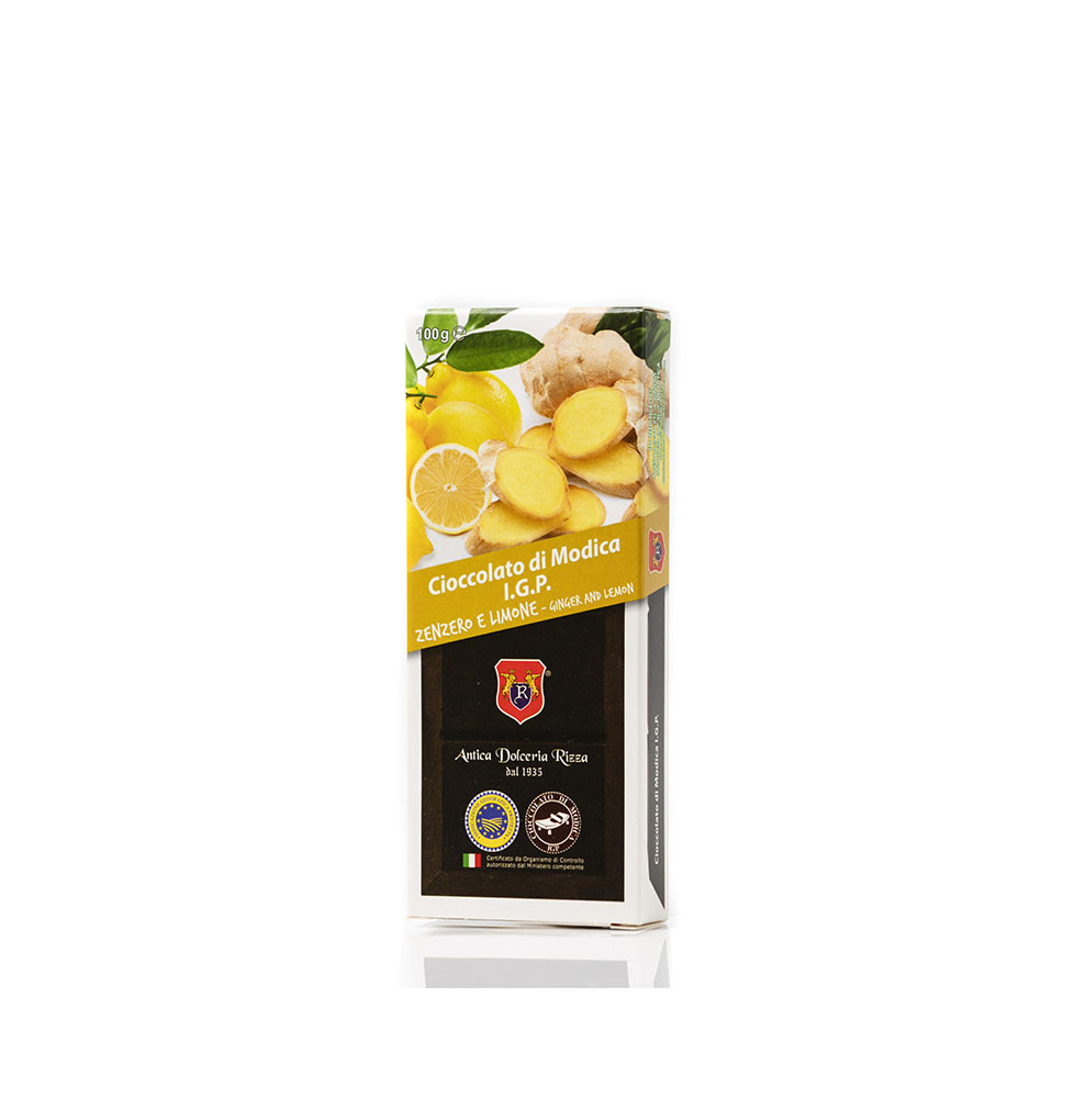 Cioccolato di Modica IGP con Zenzero e Limone - Rizza