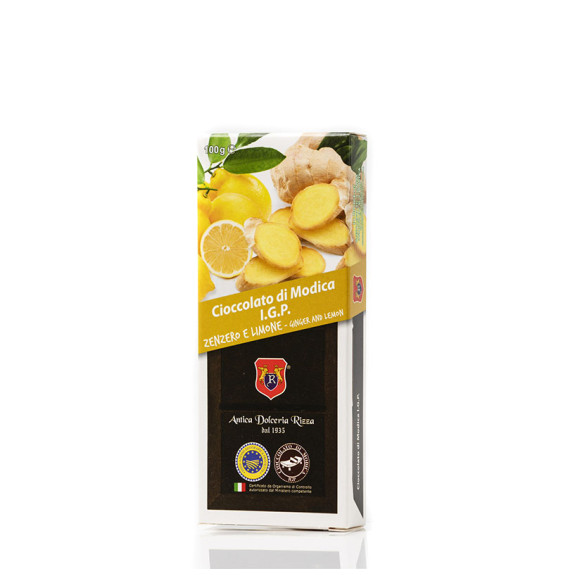 Cioccolato di Modica IGP con Zenzero e Limone - Rizza