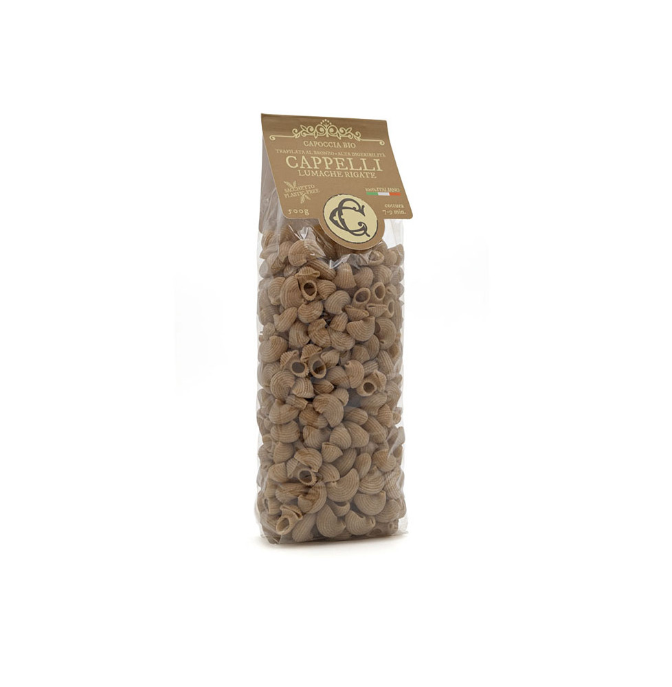 Lumache Rigate Pasta Biologica di Grano Duro "Cappelli" - Capoccia Bio