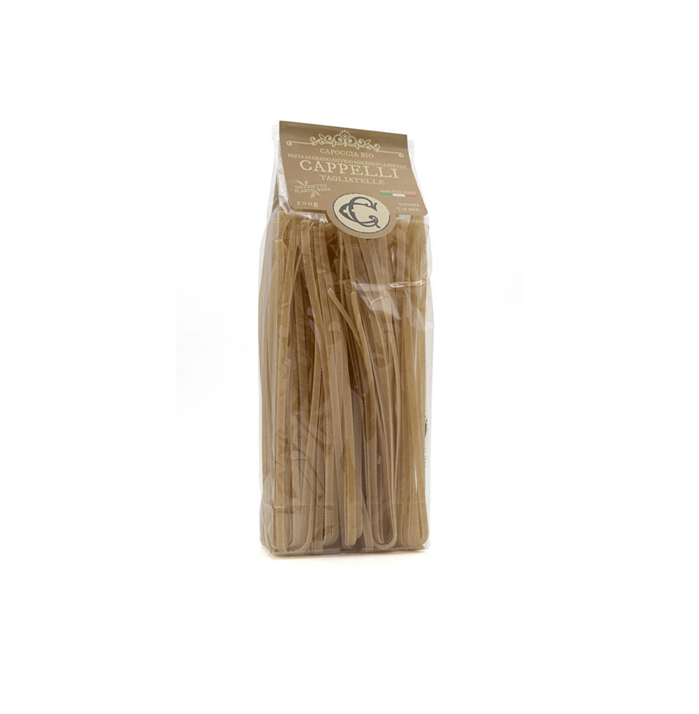 Tagliatelle Organic Durum Wheat Pasta "Cappelli" - Capoccia Bio