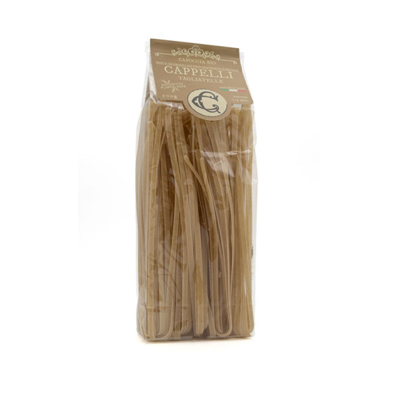 Tagliatelle Organic Durum Wheat Pasta "Cappelli" - Capoccia Bio