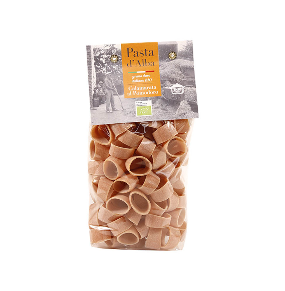 Organic Tomato Calamarata - Pasta d'Alba