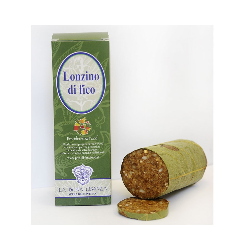 Fig Lonzino – Sun-Dried Fig Log with Walnuts, Almonds and Anise - La Bona Usanza