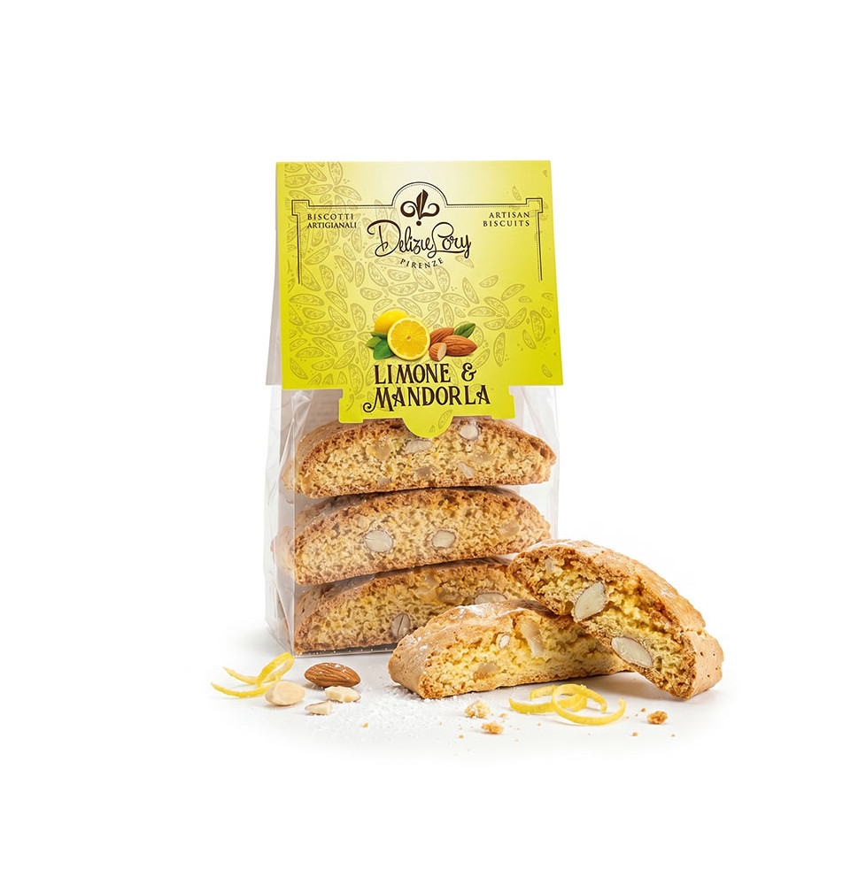 Tuscan Lemon and Almond Cantucci - Delizie Lory